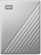Load image into Gallery viewer, WD 4TB My Passport Ultra Silver Portable External Hard Drive HDD, USB-C and USB 3.1 Compatible - WDBFTM0040BSL-WESN
