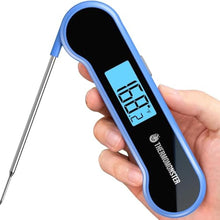 Load image into Gallery viewer, 0.5 Sec Instant Read Meat Thermometer Digital with 0.5 Precision, Food Thermometer for Cooking Kitchen Gadgets, Oven Grill Candy BBQ Essentials Accessories, Gifts for Him Dad Men Birthday, Blue_1
