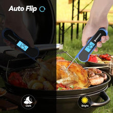 Load image into Gallery viewer, 0.5 Sec Instant Read Meat Thermometer Digital with 0.5 Precision, Food Thermometer for Cooking Kitchen Gadgets, Oven Grill Candy BBQ Essentials Accessories, Gifts for Him Dad Men Birthday, Blue_7184
