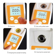 Load image into Gallery viewer, 0-55% Brix Meter,High Precision Digital Brix Refractometer with ATC for Fruit,Juice,Beverages,Suger Content Measurement in Wine Making,Beer Brewing,Homebrew Kit_7673
