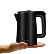Load image into Gallery viewer, 0.8L Electric Kettle Stainless Steel, 800 Watts Small Electric Kettle 27 Ounce Fast Boil Auto Shut-off, Portable Water Boiler for Small Kitchen, Business Trip and More, Black_1
