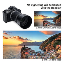 Load image into Gallery viewer, (1+1) Lens Hood for Canon R50 R100 Dual Lens Kit (RF-S 18-45mm F4.5-6.3 is STM and RF-S 55-210mm F5-7.1 is STM) Replaces ET-60B and EW-53 Lens Hood_8415
