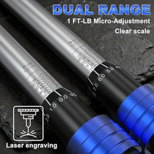 Load image into Gallery viewer, 1/4 3/8 1/2 9PC Torque Wrench Set 20-220 In lb,5-45 &amp;10-170 Ft lb,3 extension bar &amp; 3 adapter,3% Accuracy,72 T,Chrome plated,anti-rust,no scratch &amp; wear-resistant than Black,for DIY, bike,car &amp; truck, Silverblack_607
