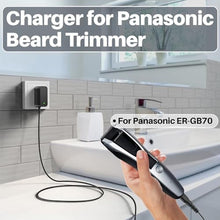 Load image into Gallery viewer, 1.9V Charger for Panasonic Beard Hair Trimmer ER-GB80 1.4A AC Adapter, Black_1195
