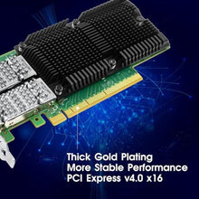 Load image into Gallery viewer, 100GbE PCIe 4.0 x16 2xQSFP28 ConnectX-5 Ex VPI for MCX556A-EDAT NIC, MellanoxconnectXEx_138
