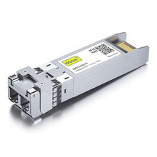 Load image into Gallery viewer, 10Gtek 10GBase-LR SFP+ Transceiver, 10G 1310nm SMF SingleMode LC Fiber Optic Module, up to 10km, for Cisco SFP-10G-LR, Meraki MA-SFP-10GB-LR, Ubiquiti UniFi UF-SM-10G, Mikrotik, Fortinet, TP-Link_2538

