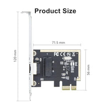 Load image into Gallery viewer, 10Gtek Gigabit Ethernet PCIe RJ45 Network Card NIC with Realtek RTL8111H, X_160
