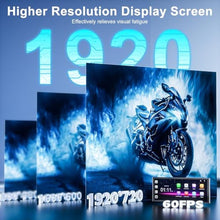 Load image into Gallery viewer, [11" Fully Laminated 60fps Touchscreen] -Accfly Wireless car Play Screen for Apple carplay &amp;Android Auto, OTA Updates -HD Front Dashcam &amp; Backup Camera, Car Stereo Radio/GPS Navigation/BT Audio, Black_115
