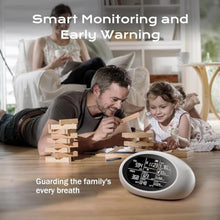 Load image into Gallery viewer, 12-in-1 Air Quality Monitor Indoor, Portable Air Quality Monitor, for CO2, PM1.0, PM2.5, HCHO, TVOC and Others, Air Quality Tester for Home, Hotel, Office, Car, Battery Powered Air Monitor (White)_654
