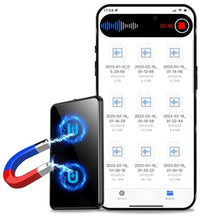 Load image into Gallery viewer, 128GB(9200Hour) Voice Recorder, 3072Kbps Voice Activated Recorder,Audio Recorder with Magnetic Function,Recording Device, Digital Voice Recorders with Playback,Ideal for Lectures, Meetings, Interviews_1
