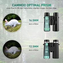 Load image into Gallery viewer, 12x42 HD Binoculars for Adults High Powered with Phone Adapter, Low Light Larger View SMC Lens &amp; Brighter BAK-4 Prism, Waterproof FogProof Binoculars for Bird Watching Travel Cruise Ship Hunting Black_945
