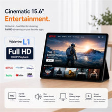 Load image into Gallery viewer, 15.6 Inch Tablet, Android 16, Widevine L1, FHD IPS Display for Sheet Music, Black_750
