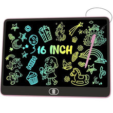 Load image into Gallery viewer, 16 Inch LCD Writing Tablet for Kids, Electight Colorful Doodle Board(Pink)_1
