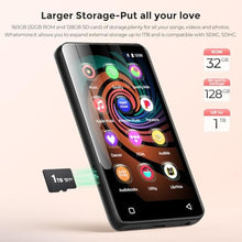 Load image into Gallery viewer, 160GB innioasis MP3 Player with Bluetooth and WiFi, Android Music Player with Spotify,Amazon Music,Pandora,APP Store, 4" Full Touch Screen MP3 Player with Audible,Libby,Audiobooks(Grey)_557
