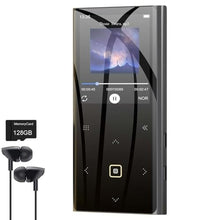 Load image into Gallery viewer, 160GB MP3 Player for Kids with Bluetooth Portable Music Player 2.4" Large Screen Built-in Speaker Support Video FM Radio Voice Recorder E-Book Earphones Included, Black_1
