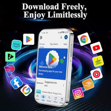 Load image into Gallery viewer, 160GB MP3 Player with Bluetooth and WiFi 4G, Android MP3 Player with Spotify YouTube and Amazon Music, Mini MP3 MP4 Player for Kids with Google Player,Camera,FM, Portable reproductor mp3_53
