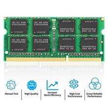 Load image into Gallery viewer, 16GB Kit (2x8GB) DDR3L/DDR3 10600S 1333MHz RAM, Royemai PC3L/PC3 10600 SODIMM 1.35V/1.5V CL9 2Rx8 Notebook Laptop Computer Memory Module, xgbddrsodimmvgreenlaptop_8105
