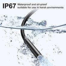 Load image into Gallery viewer, 1920P HD Dual Lens Endoscope Camera Semi-Rigid Snake Cable IP67 Waterproof 8LED Lights Dimmable HD Industrial Pipeline Inspection Probe Compatible with Smartphones Endoscope Camera (9.9ft), black_4297
