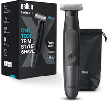 Load image into Gallery viewer, Braun Series XT5 – Beard Trimmer, Shaver and Electric Razor for Men, Body Grooming Kit for Manscaping, Durable One Blade, One Tool for Stubble, Hair, Groin, Underarms, XT5100
