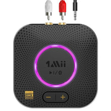 Load image into Gallery viewer, 1Mii B06S+ Bluetooth 5.2 Receiver, HiFi Bluetooth Audio Adapter w/LDAC, aptx HD &amp; aptx Low Latency, Long Range Hi-Res Audio with Volume Control, 3.5 mm &amp; RCA Outputs, Easy Setup for Home Stereo System, BS_1
