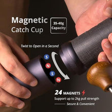 Load image into Gallery viewer, 1Zpresso J-Ultra Manual Coffee Grinder Iron Gray, Conical Burr, Foldable Handle, Magnet Catch Cup Capacity 40g, Numerical Adjustable Finely Setting, Faster Grinding Efficiency Ideal for Espresso, IronGray_5029

