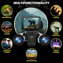 Load image into Gallery viewer, 2.4" LCD Digital Binoculars with Camera for Adults, 12x32 48MP 2.5K Video Photo Recoder for Bird Watching Hunting Concerts and Sports Games 32G_1235
