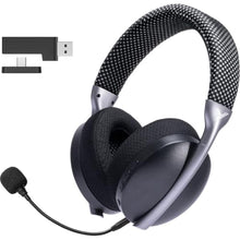 Load image into Gallery viewer, 2.4GHz Wireless Gaming Headset for PS5, PS4,Switch,PC, Noise Canceling Mic, 15ms Low Latency, USB &amp;Type C Adapter,35H Battery,3D Surround Sound Bluetooth5.3 Headphone for Phone, Mac, Laptop (Black)_1
