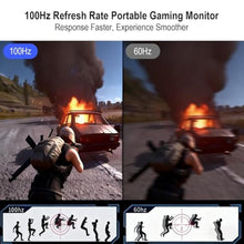 Load image into Gallery viewer, 2.5K 100Hz Portable Monitor Touchscreen, 15.6'' QHD 2880x1620 300 Nits 100% sRGB IPS Gaming Monitor w/VESA HDR FreeSync Eye Care USB-C HDMI External Second Screen for Laptop PC Phone Switch PS3/4/5, Black_706
