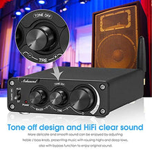 Load image into Gallery viewer, 2 Channel Bluetooth 5.0 Power Amplifier Stereo Audio Amp 200W APTX-HD Nobsound NS-15G PRO_2558
