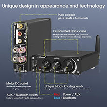 Load image into Gallery viewer, 2 Channel Bluetooth 5.0 Power Amplifier Stereo Audio Amp 200W APTX-HD Nobsound NS-15G PRO_2560
