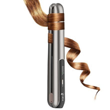 Load image into Gallery viewer, 2-in-1 Cordless Hair Straightener and Curler, Portable Mini Flat Iron with Rechargeable, Mini Curling Iron for Travel, Gold_1
