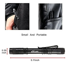 Load image into Gallery viewer, 2 Pack UV Penlight Flashlight with ClipMini LED Handheld Tactical Pocket Torch with High LumensBlacklight Detector for Money Detector,Pet Urine,Pet Stains and Bed Bug short1 (short purple light), shortpurplelight_4837
