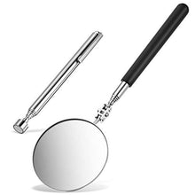 Load image into Gallery viewer, 2 Pcs Telescoping Inspection Mirror Set 3 Lb Magnetic Stick Gadget 3.14 Inches Flexible Round Mirror 29.5 Inches Extra Long Handle Telescoping Magnet Pickup Tools for Christmas Birthday Father's Day_1
