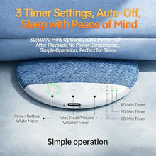 Load image into Gallery viewer, 2026 New Bluetooth Pillow Speaker for Sleeping, Ultra-Thin 1.1cm Under Pillow Speaker with White Noise Timer &amp; Bluetooth 5.4, Wireless Sleep Aid with Stereo Bass, Comfortable for Adult Side Sleepers_94
