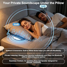 Load image into Gallery viewer, 2026 New Sleep Pillow Speaker, Bluetooth Pillow Speaker with White Noise Timer Wireless Sleep Aid with Stereo Bass Private Sleep Headphones for Adult Kids_2281
