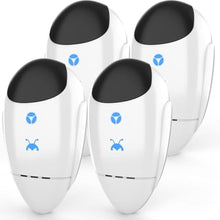 Load image into Gallery viewer, 2026 Upgraded Ultrasonic Repeller &amp; Insect Indoor Repeller, Ultrasonic Plug in Repellent for Roach, Rodent, Mouse, Bugs, Mosquito, Mice, Spider, Ant, Electronic Pest Deterrent, 4 Packs, White_1
