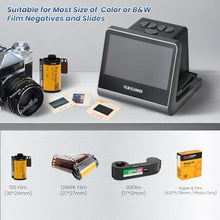 Load image into Gallery viewer, 22MP Film and Slide Scanner with 5 LCD Screen, Convert Color &amp; B&amp;W Negatives &amp; Slides 35mm, 126, 110 Film to High Resolution JPEG Digital Photos_159
