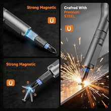 Load image into Gallery viewer, 25-in-1 Ratcheting Screwdriver Set with Magnetic S2 Steel Bits, Multi Bit Screwdriver Tool Kit with Storage Case for Electronics Repair, Furniture Assembly, Computer, Bicycle &amp; DIY Home Tools, inGrey_267
