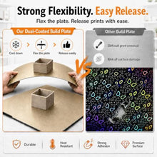 Load image into Gallery viewer, 257x257mm Double-Sided Textured PEI Sheet with QR Code for Bambu Lab P1S, DoubleSidedPEI_1731
