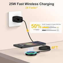 Load image into Gallery viewer, 25W Magnetic Wireless Charger Pad for Samsung S26 Ultra S26+ S26 S25 Ultra, Black_748
