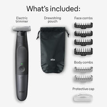 Load image into Gallery viewer, Braun Series XT5 – Beard Trimmer, Shaver and Electric Razor for Men, Body Grooming Kit for Manscaping, Durable One Blade, One Tool for Stubble, Hair, Groin, Underarms, XT5100
