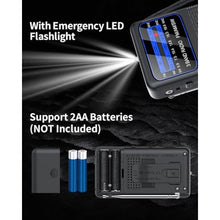 Load image into Gallery viewer, 3 Band Pocket Radio, Portable AM FM SW Battery Operated Radio with Shortwave, Back Clip Transistor radios with Emergency LED Flashlight, 3.5mm Earphone Jack, Large Speaker for Indoor Outdoor, Black_4017
