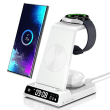 Load image into Gallery viewer, 3 in 1 Wireless Charger for Samsung Galaxy S26 Ultra, Galaxy Watch 8, Buds, White_1
