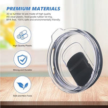 Load image into Gallery viewer, 30 oz Tumbler Lid, 2 Pack Replacement Lids Fit for YETI 30 oz Tumbler Lid, Fits Yeti Lids 30 oz Replacement Lid, 14 oz Mug and 35 oz Straw Mug, Spill Proof Cup Lids Covers with Magnetic Slider Switch_2122
