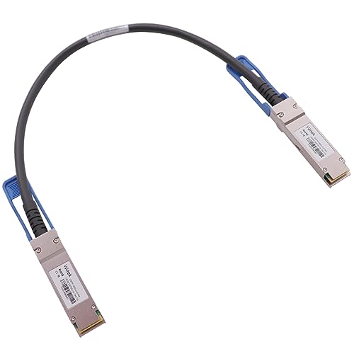 Wiitek 100GbE QSFP28 DAC Twinax Cable, 0.5 Meter 100GBASE-CR QSFP28 to QSFP28 Passive Copper Cable, Compatible for Cisco QSFP-100G-CU0.5M, Ubiquiti, Mikrotik, Netgear, Supermicro, Open Source Switches