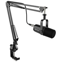 Load image into Gallery viewer, FDUCE XLR Dynamic Microphone for Vocal Recording, Podcasting, Gaming, Live Streaming&amp;Broadcasting, All Metal Cardioid Mic, Voice-Isolating Technology, with Boom arm SL40X+
