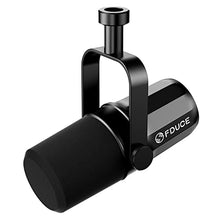 Load image into Gallery viewer, FDUCE XLR Dynamic Microphone for Vocal Recording, Podcasting, Gaming, Live Streaming&amp;Broadcasting, All Metal Cardioid Mic, Voice-Isolating Technology SL40X
