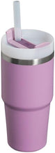 Load image into Gallery viewer, Stanley Quencher H2.0 FlowState Stainless Steel Vacuum Insulated Tumbler with Lid and Straw for Water, Iced Tea or Coffee, Smoothie and More, Lilac, 14oz
