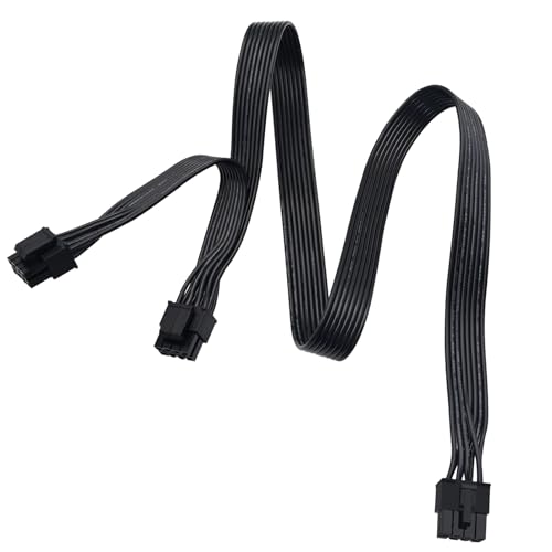 COMeap CPU Cable for Corsair PSUs, CPU 8 Pin Male to Dual CPU 8 Pin (4+4 Detachable) Male EPS-12V Motherboard Power Adapter for Thermaltake ARESGAME Power Supply 27-inch(69cm)
