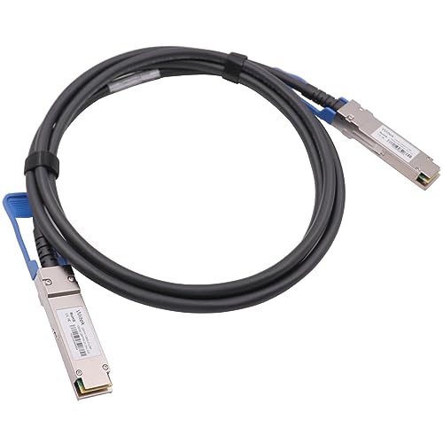 Wiitek 100GbE QSFP28 DAC Twinax Cable, 2 Meter 100GBASE-CR Passive Copper Cable, Compatible for Mellanox MCP1600-C002, with Blue Pull Tab
